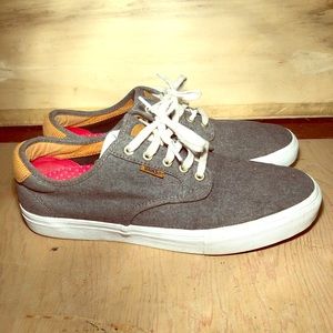 Vans Chima Pro Cord Chambray Skate Shoes Blue 11.5